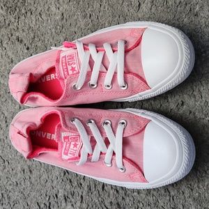 CONVERSE ALL STAR ELASTIC HEEL TWO TONE PINK WOMEN'S SHOE SIZE 8.5